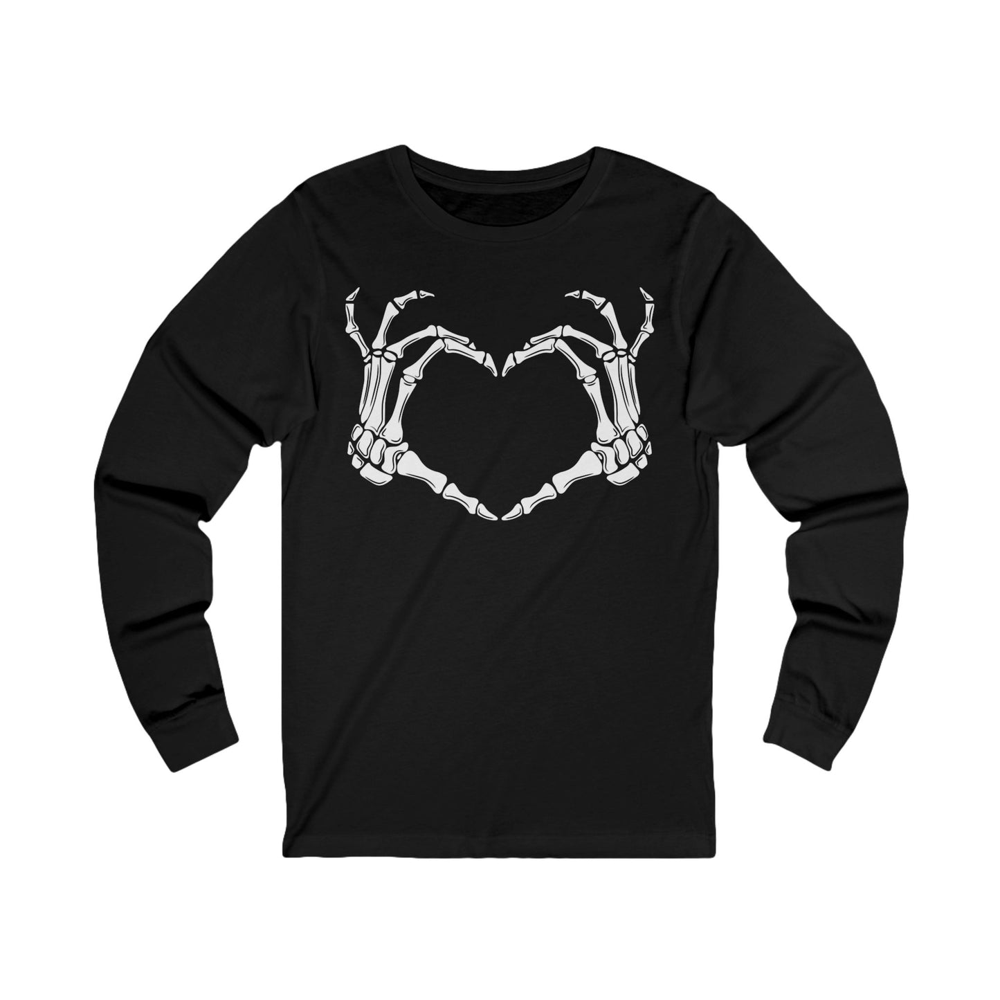 Skeleton Heart Hands Long-Sleeve