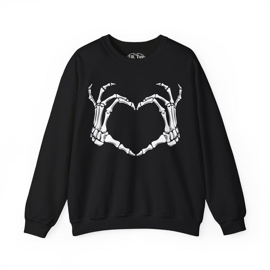 Skeleton Heart Hands Sweatshirt