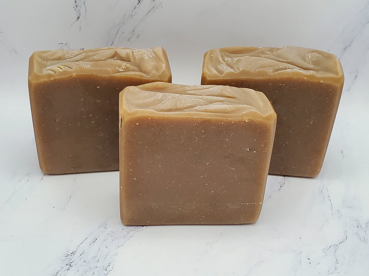 Coffee, Milk, & Honey Bar Soap with Patchouli and Clove Essential Oils