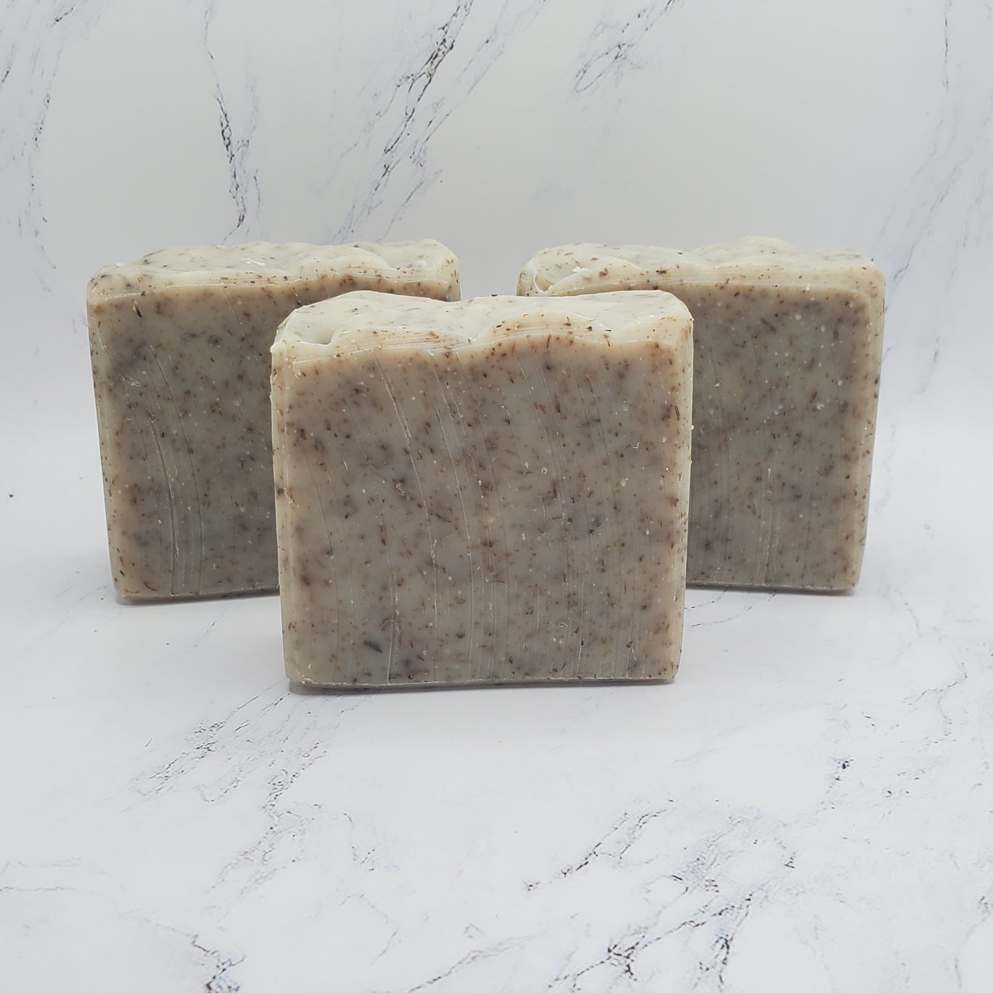 Lavender & Rice Bar Soap with Lavender and Cedarwood Essential Oils