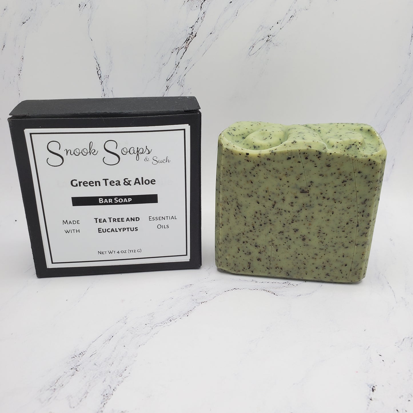 Green Tea & Aloe Bar Soap with Tea Tree and Eucalyptus Essential Oils