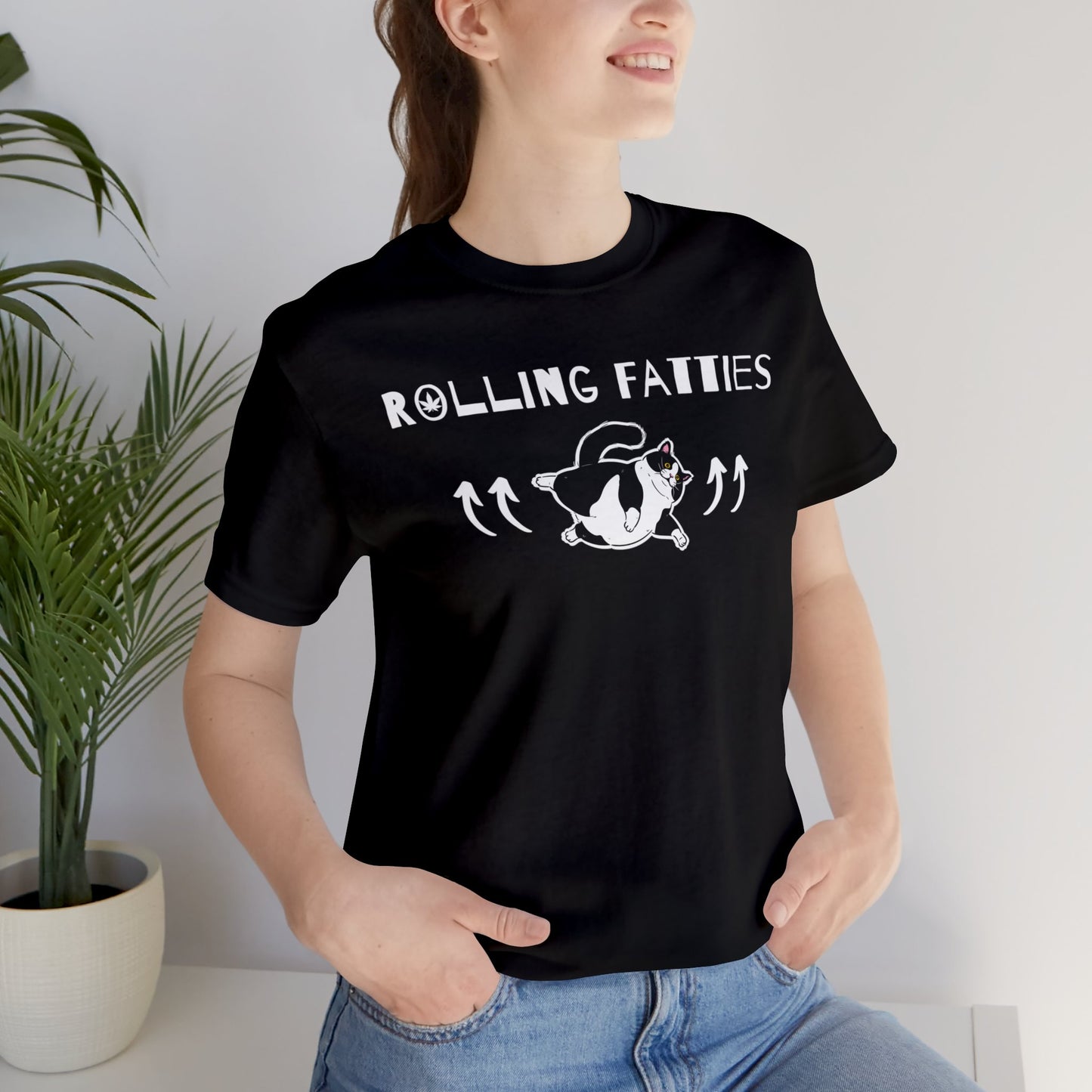 Rolling Fatties Cat Tee